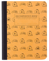 Decomposition Comp Notebook Vintage Bicycles