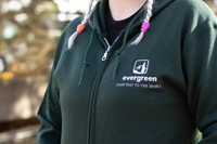 Zip Hoodie Tree Logo "Your Way to the World"