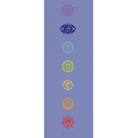 Yoga Mat Chakras Purple Gaiam