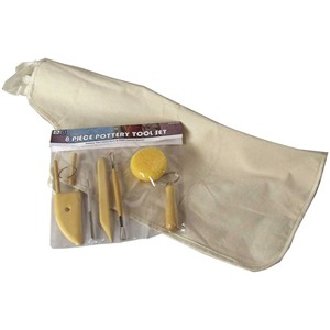 8 Piece Pottery Tool Set For Sculpture And Hand Building - main view