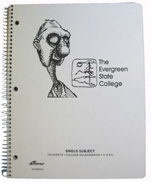 Notebook Imprinted Mr. Sisson