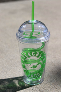 Travel Tumbler with Green Straw (sku 10570241)