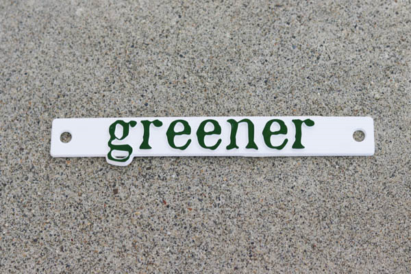 Greener License Plate Badge (SKU 1058838348)