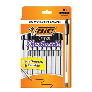 Cristal Stickpen 1.0Mm Bk 10Pk - main view
