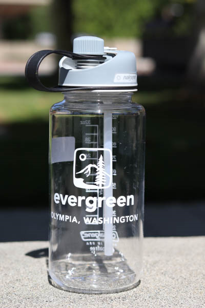 Clear Water Bottle 