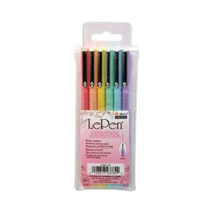 Le Pen .3Mm Pen Pastel 6Pc - main view