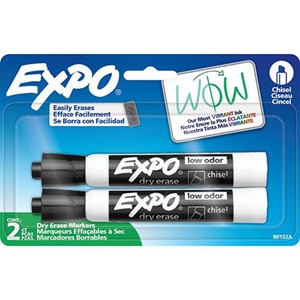 Expo 2 Chisel Pt,Blk,2Cd - main view