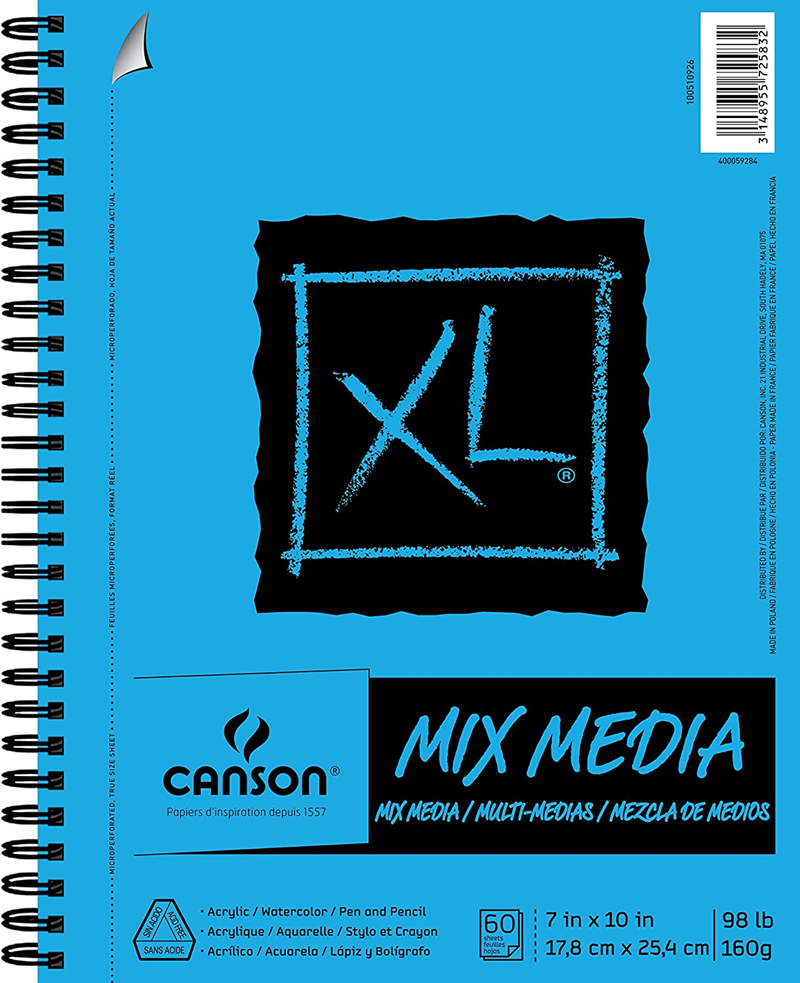 Canson Mixed Media Pad 98Lb 9X12 (SKU 1084273744)