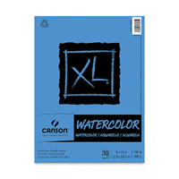 Canson XL Watercolor Pad Euro Fold 9x12 140lb