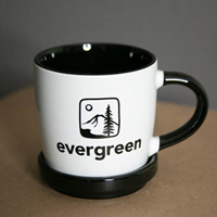 Desk Mug Coaster Set w/tree and E