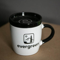 Desk Mug Coaster Set w/tree and E