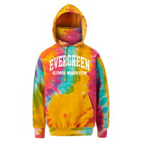 Hoodie w/ gaiter Arched Evergreen Olympia Wa