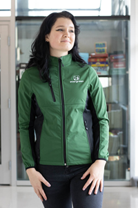 Jacket w/ Evergreen logo fitted cut