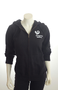 Zip Hoodie With Sankofa Bird Screened